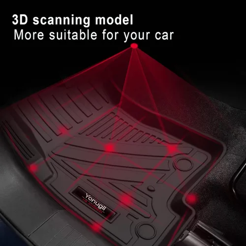 Miniatura 2 de para alfombrillas de piso y forro de carga y alfombrillas de respaldo de 2007-2016 Jeep Compass/Patriot 2007-2012 Dodge Caliber. Juego