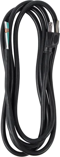 Bergen Industries Inc PS913163 Cable para aparatos y herramientas eléctricas de 3 cables, 9 pies, 16 AWG, 13A/125V CA, 1625w, negro