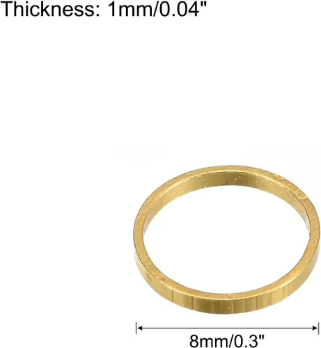 Miniatura 2 de MECCANIXITY Aretes redondos con cuentas, anillo de enlace de bisel abierto de círculo, anillo de enlace para hacer joyas