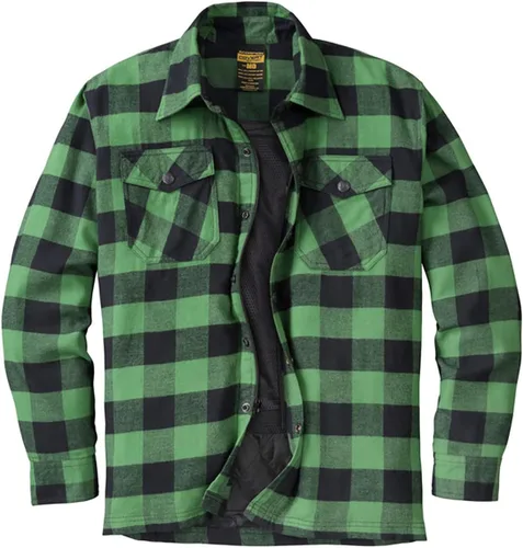 Miniatura 5 de ScorpionEXO Covert - Camisa de franela de manga larga para hombre, con bolsillos de malla para armadura opcional con clasificación CE