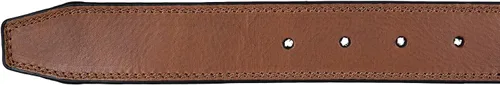 Miniatura 4 de Lucky Brand Cinturón de cuero cosido para hombre Clásico Casual Vestido Todos los días Western Hebilla de metal