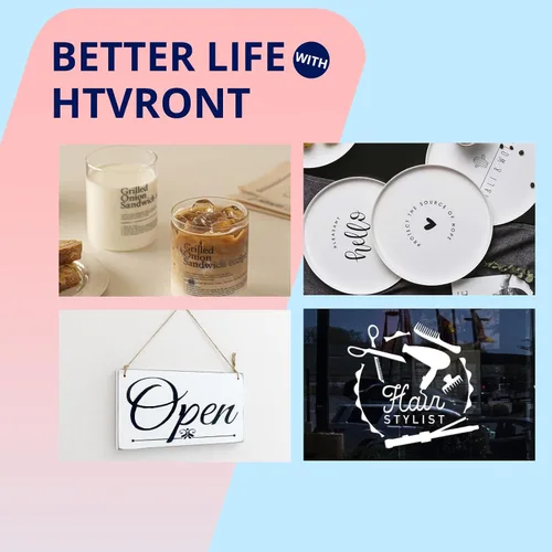 Miniatura 8 de HTVRONT Vinilo permanente blanco – Vinilo adhesivo permanente mate de 12 pulgadas x 65 pies, compatible con máquina de corte Cricut, Silhouette