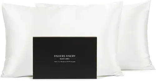 Miniatura 12 de Funda de almohada 100 % de seda pura de morera Fishers Finery de 30 mm (3/16 pulgadas), con calidad certificada por Good Houskeeping