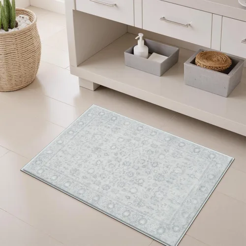 Miniatura 7 de Uphome Alfombra de baño bohemia de 18 x 26 pulgadas, extra suave, antideslizante, absorbente, de secado rápido, lavable a máquina, alfombra de ducha