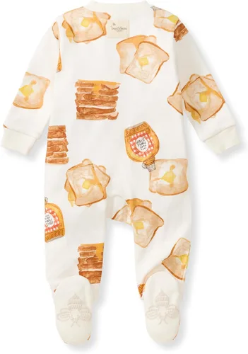 Miniatura 246 de Burt's Bees Baby - Pijama de una pieza para bebé, mameluco para dormir y jugar, algodón 100% orgánico, cremallera frontal