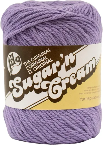 Miniatura 41 de Ovillo de algodón Lily Sugar 'N Cream, otro, Azul claro, 2.5 onza 2-Azul claro