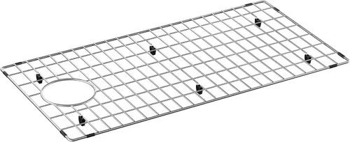 Protector de Fregadero Grande para Fregadero de Cocina, Rejilla de Fregadero de Acero Inoxidable 28.8" X 14.8", Rejilla de Fregadero de Metal con