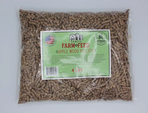 Miniatura 7 de Parrilla de barbacoa natural de madera dura para hornear manzana pellets bolsa de pellets de 4 libras