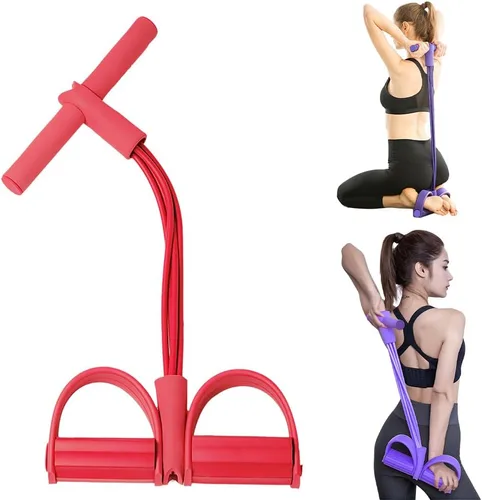 Miniatura 13 de Banda de resistencia elástica multifuncional para yoga, extractor de pedal de estiramiento mejorado 2026 con asas para entrenamiento de cuerpo