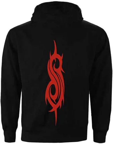Miniatura 2 de Sudadera con capucha para hombre Slipknot Splatter impresión trasera color negro