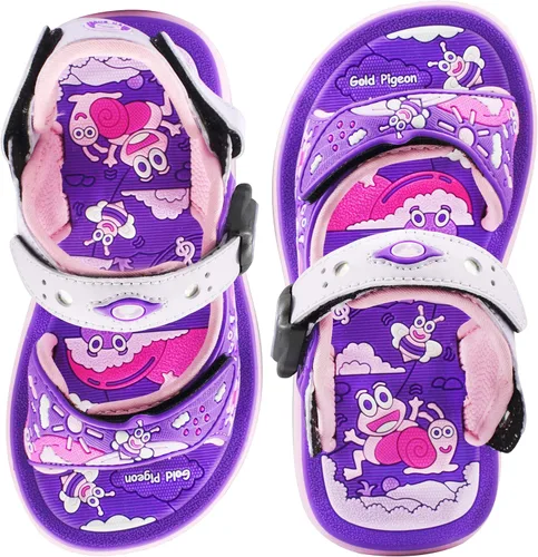 Miniatura 5 de Gold Pigeon Shoes Sandalias y toboganes para exteriores y agua fáciles de cerrar con broche para niños. Correas ajustables