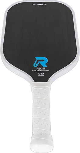 Miniatura 5 de Ronbus R1.16/R2.16/R3.16 Fibra de carbono Toray T700 en bruto, pala de pickleball con núcleo de nido de abeja de polipropileno de 16 mm R3.16W