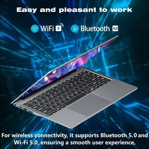 Miniatura 7 de KUMNOSAL Laptop 2026, portátil de 15.3 pulgadas con i5-8210Y (hasta 3.6 GHz), 24 GB de RAM 512 GB SSD, FHD IPS 1200p, portátil abierto de 180°, WiFi