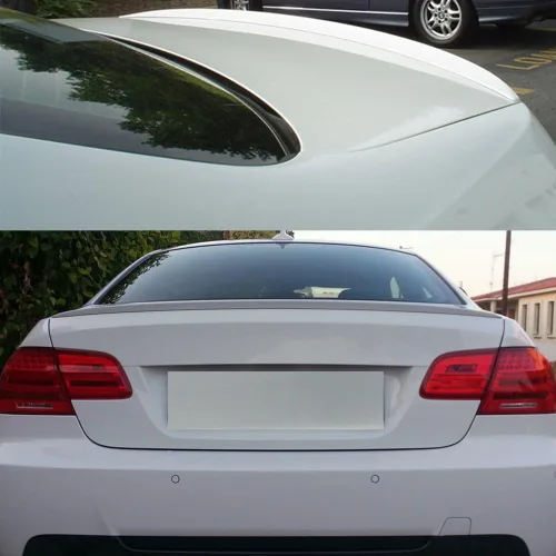 Miniatura 4 de IKON MOTORSPORTS, Alerón de maletero compatible con BMW E92 Serie 3 2007-2013, estilo M3 pintado #A17 Havanna metálico ABS trasero