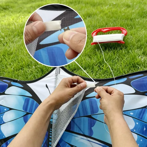 Miniatura 8 de Xida Butterfly Kite for Kids & Adults Easy to Fly, Ages 4-8 8-12, Large Kite with 300ft Handle, Perfect for Beach Trips