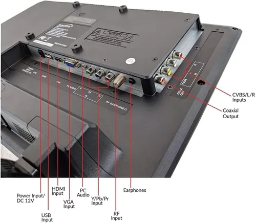 Miniatura 3 de Supersonic SC-1311 13 pulgadas DLED HDTV con doble sintonizador, entrada HDMI, impresionante resolución de 1080p, relación de aspecto 16:9