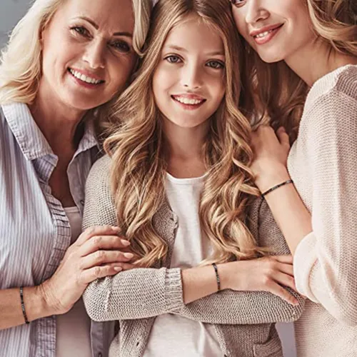 Miniatura 8 de RINTOLER Pulseras con código morse para mujeres y hombres, regalos para su mejor amiga, pulseras inspiradoras divertidas para mujeres y niñas