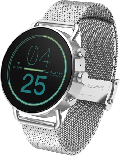 Skagen Reloj inteligente con pantalla táctil Gen 6 con Alexa integrado altavoz frecuencia cardíaca oxígeno en sangre GPS pagos sin contacto y