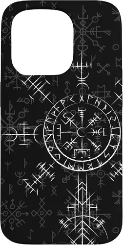 Miniatura 13 de Carcasa celta Vegvísir para iPhone 11, diseño de brújula vikinga, color celta