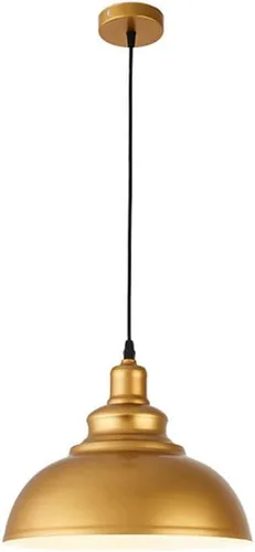 Miniatura 8 de Iluminación colgante de metal dorado de estilo industrial para isla de cocina, lámparas colgantes retro americanas para mesa de comedor, lámpara