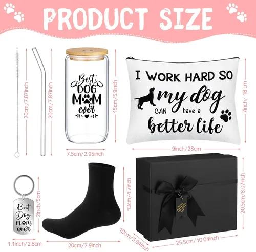 Miniatura 2 de Mifoci 5 piezas de regalo para el día de la madre, regalo para el día de la madre, vaso de café de 16 onzas con tapas para pajitas, calcetines