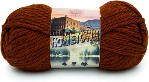 Miniatura 47 de Lion Brand Yarn Hometown - Ovillo de lana súper voluminoso para tejer, ganchillo y manualidades, 1 unidad, Phoenix Azalea