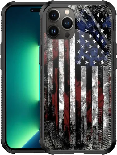 Miniatura 31 de Funda con diseño de ciervo y bandera estadounidense para iPhone 11 Pro Max - Funda protectora de poliuretano termoplástico resistente, antiarañazos