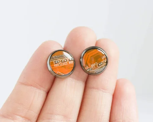 Miniatura 2 de Pendientes de tuerca para placa de circuito, 0.394 in