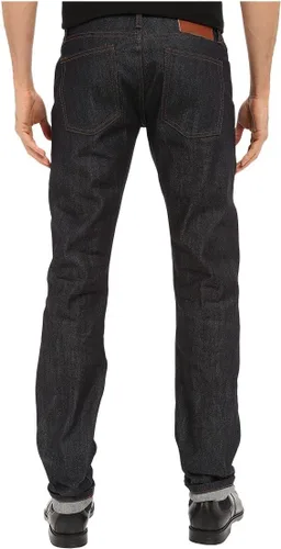 Miniatura 3 de Los hombres de marca sin marca Skinny Indigo Selvedge Jean en UB101