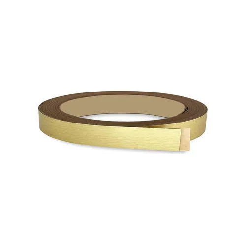 Miniatura 12 de Bandas de borde plateado cepillado de 1 pulgada x 25 pies – Adhesivo fuerte para despegar y pegar, fácil aplicación – Cinta de borde flexible