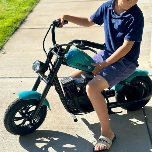 Miniatura 2 de HYPER GOGO Cruiser 12 Plus - Motocicleta para Niños (SMALT Blue)