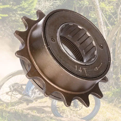 Miniatura 3 de Ejoyous Rueda libre de una sola velocidad, 14T volante de una sola velocidad rueda libre Ciclismo piezas de repuesto para plegable Mountain Road BMX