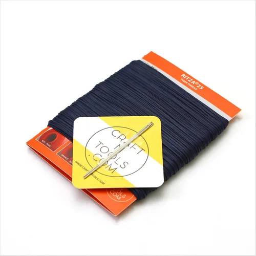 Miniatura 10 de Amber Glow RITZA 25 Tiger Thread for Leather Craft Hilo de tigre encerado Poliéster de 0.047 in