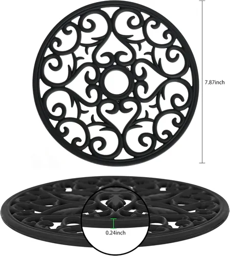 Miniatura 2 de Smitchraft - Salvamanteles de silicona para platos calientes, ollas y sartenes, almohadillas calientes multiusos, encimeras de cuarzo de cocina, E