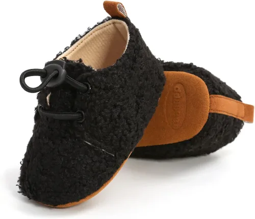 Miniatura 33 de SOFMUO Pantuflas unisex para bebé, niña, niño, ligeras, antideslizantes, para interiores, zapatos de casa, botines para niños pequeños
