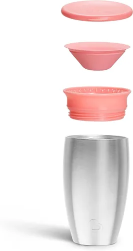 Miniatura 4 de Munchkin Miracle Stainless Steel 360 - Vaso para sorber (rosa/morado)