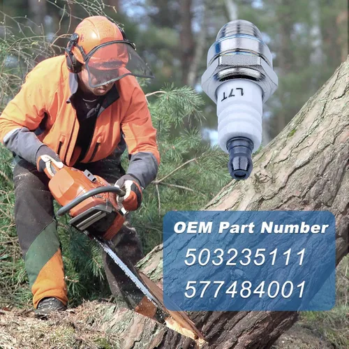 Miniatura 5 de Bujías de 2 tiempos, fáciles de instalar para piezas de motosierra Stihl NGK, bujías de repuesto automotrices compatibles con NGK BPMR7A 4626 Bosch