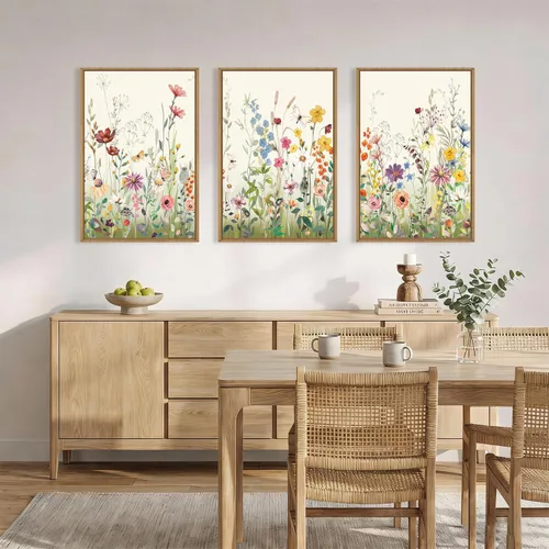 Miniatura 37 de Lienzo decorativo abstracto grande con marco naranja quemado, decoración de pared azul neutro y negro, arte moderno con pinceladas, impresión