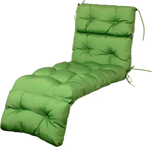Miniatura 14 de ARTPLAN Chasie Lounge - Cojín grueso con lazos, cojín de mimbre de repuesto para silla de Paito Fruniture, 72 x 22 x 4 pulgadas, para todo