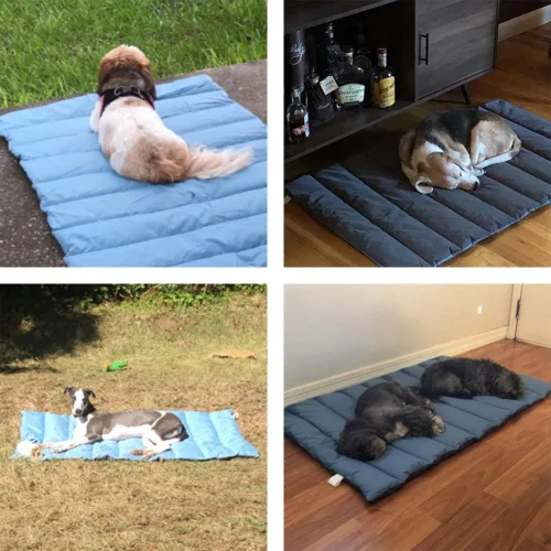 Miniatura 6 de CHEERHUNTING - Cama de perro al aire libre, impermeable, lavable, tamaño grande, duradera, resistente al agua, tapete portátil para camping y viajes
