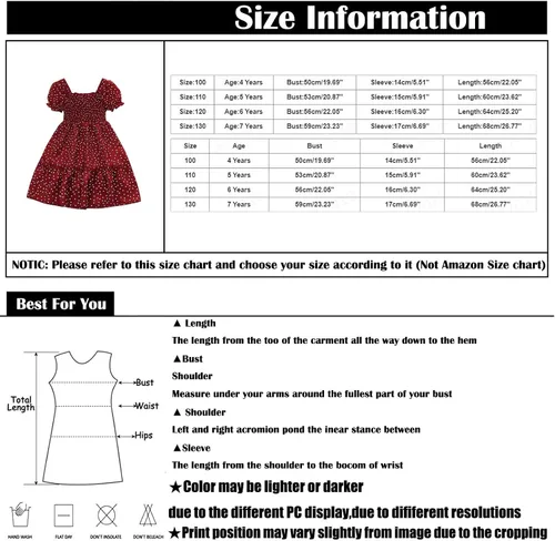 Miniatura 2 de Vestidos de niña 3T, vestidos para niñas de 2 años, camisas para niñas 3T, vestido de niña de flores, conjuntos de trajes para niñas, vestidos