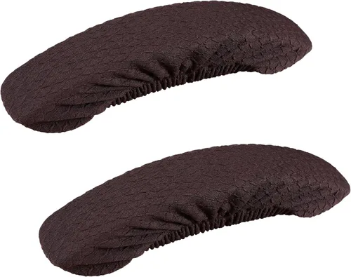 Miniatura 59 de Smiry - Fundas de asiento elásticas para silla de oficina con diseño jacquard, desmontables, lavables, antipolvo, protectores para cojines de silla