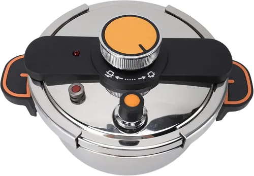 Miniatura 5 de JTLB Olla a presión profesional de acero inoxidable con calefacción uniforme eficiente y de gran capacidad, olla para conservas de cocina casera (5L)