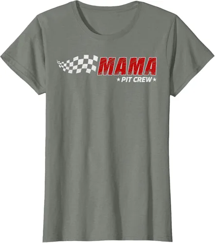 Miniatura 17 de Mama Pit Crew Race Car Birthday Family Matching Pit Crew Camiseta