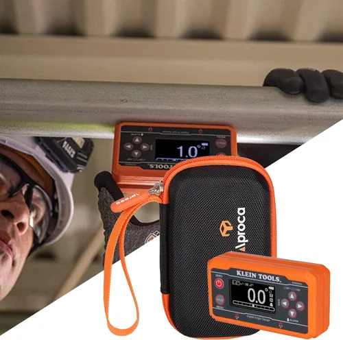 Miniatura 4 de Aproca Funda compatible con Klein Tools 935DAA / 935DAGL Medidor de ángulo de nivel electrónico digital, bolsa de almacenamiento portátil