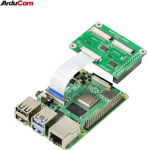Miniatura 3 de Arducam Módulo adaptador de cámara múltiple V2.2 para Raspberry Pi 4 B/3B+/3/2