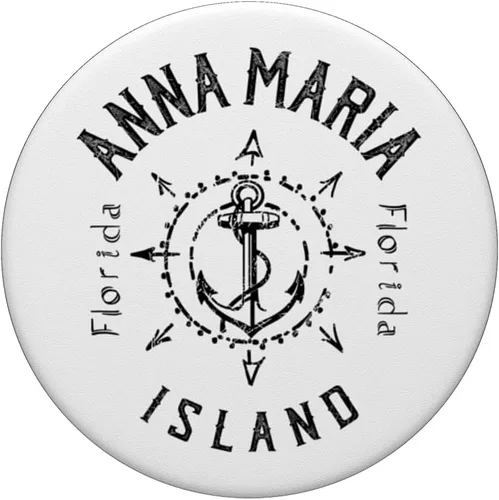 Miniatura 3 de Anna Maria Island, Florida Souvenir PopSockets PopGrip intercambiable
