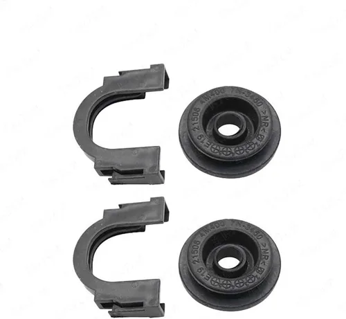 2 juegos de soporte superior de montaje del radiador y buje para Nissan Altima 2007-2013 Maxima 2004-2017 Murano 2003-2014 Quest 2004-2016 Rogue