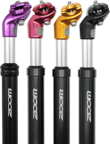 DJC Bike Suspensión Tija Amortiguador Amortiguador Poste 27,2 30,9 1.244 in, Cuerpo de Aluminio Ligero