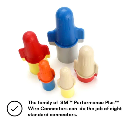 Miniatura 10 de 3M Performance Plus, conectores de cable., R/Y+, 120 volts